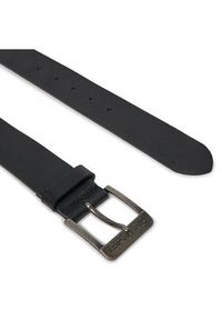 Calvin Klein Jeans Pasek Męski J 4Cm Ckj Belt K50K510065 Czarny. Kolor: czarny. Materiał: skóra