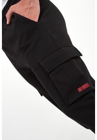 Karl Lagerfeld - Spodnie dresowe męskie cargo KARL LAGERFELD. Materiał: dresówka #4