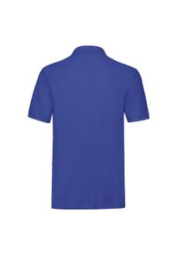 FRUIT OF THE LOOM - Koszulka Polo Premium Unisex Dla Dorosłych. Typ kołnierza: polo. Kolor: niebieski