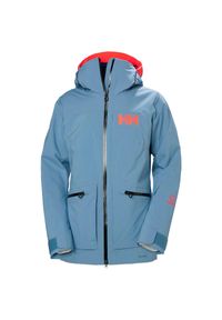 Damska kurtka narciarska Helly Hansen Powderqueen Infinity. Kolor: niebieski. Sezon: zima. Sport: narciarstwo