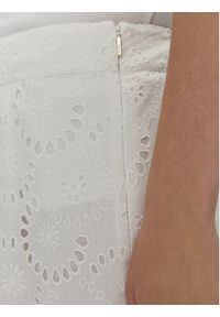 JOOP! Spódnica midi 30042145 Biały Regular Fit. Kolor: biały. Materiał: bawełna #6