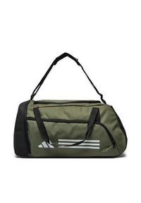 Adidas - adidas Torba Essentials 3-Stripes Duffel Bag Medium IZ1918 Zielony. Kolor: zielony. Materiał: materiał #10