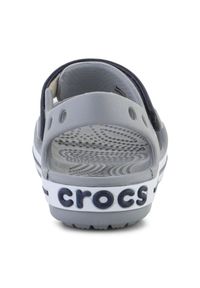 Sandały Crocs Crocband Jr 12856-01U szare. Kolor: szary. Materiał: materiał. Styl: młodzieżowy #6