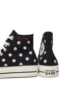 Converse Trampki Chuck Taylor All Star Lift Platform Polka Dots A10688C Czarny. Kolor: czarny. Materiał: materiał. Obcas: na platformie #5