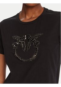 Pinko - PINKO T-Shirt Quentin 100535 A2RN Czarny Regular Fit. Kolor: czarny. Materiał: bawełna #4