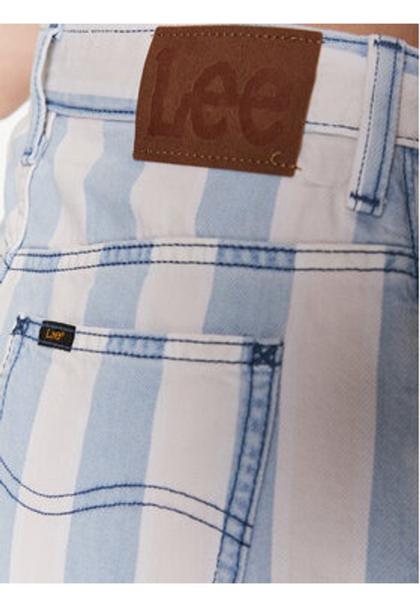 Lee Szorty jeansowe L37QHCC30 112331419 Błękitny Regular Fit. Kolor: niebieski. Materiał: bawełna