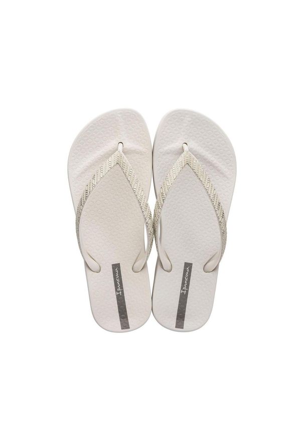 Ipanema Mesh VII Klapki Damskie Beżowe 40. Kolor: beżowy. Materiał: mesh. Styl: sportowy