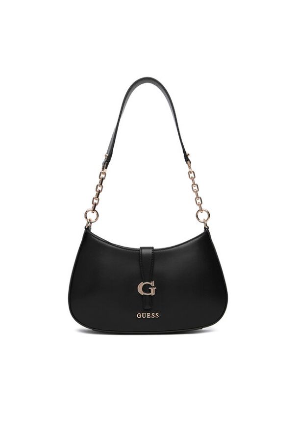 Guess Torebka Carrie HWVG9 896180 Czarny. Kolor: czarny. Materiał: skórzane