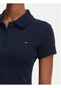 Tommy Jeans Sukienka codzienna Bodycon DW0DW22852 Granatowy Slim Fit. Okazja: na co dzień. Kolor: niebieski. Materiał: bawełna. Typ sukienki: bodycon, proste. Styl: casual #4