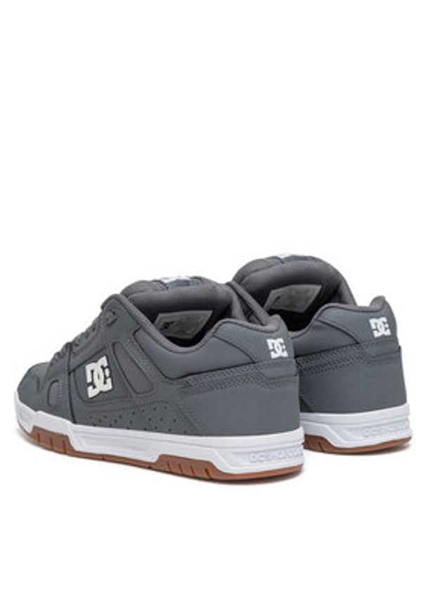 DC Shoes Sneakersy STAG 320188-2GG Szary. Kolor: szary. Materiał: skóra