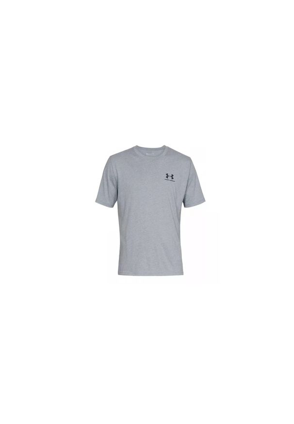 Koszulka Under Armour Sportstyle Left Chest Logo. Kolor: wielokolorowy, szary, czarny. Sport: bieganie