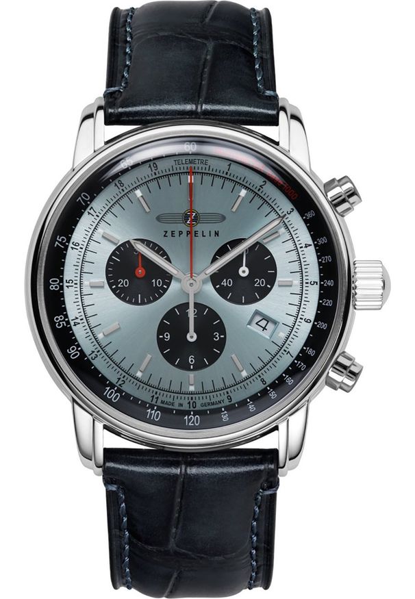 Zegarek Zeppelin Zegarek męski Zeppelin 8886-2 niebieski. Kolor: niebieski