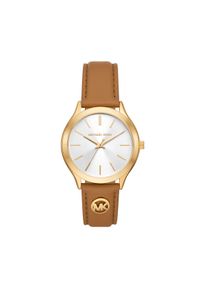 Michael Kors Zegarek Slim Runway MK7465 Złoty. Kolor: złoty