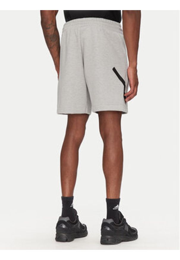 Adidas - adidas Szorty sportowe Z.N.E. JJ4892 Szary Regular Fit. Kolor: szary. Materiał: bawełna. Styl: sportowy