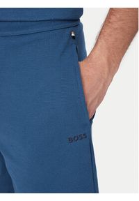 BOSS Szorty sportowe Waffle 50535884 Niebieski Regular Fit. Kolor: niebieski. Materiał: bawełna. Styl: sportowy #4