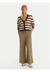 Quiksilver Kardigan Bukit EQWSW03030 Brązowy Regular Fit. Kolor: brązowy. Materiał: syntetyk #4