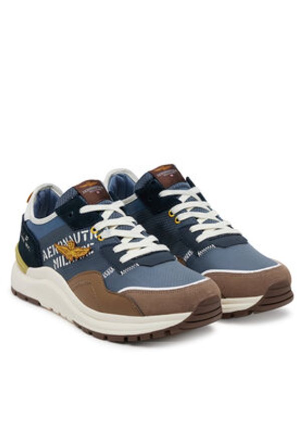 Aeronautica Militare Sneakersy 251SC286CT3543 Kolorowy. Materiał: zamsz, skóra. Wzór: kolorowy