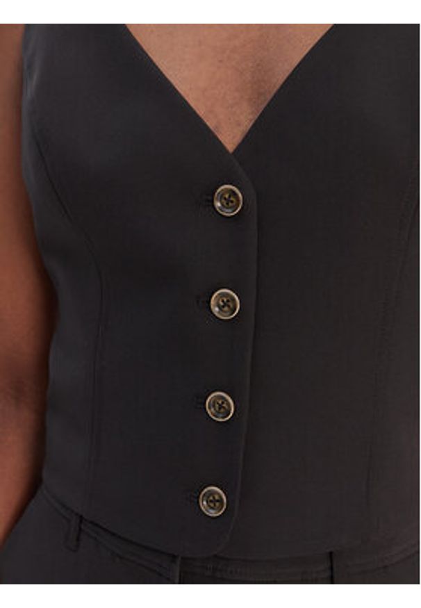 Guess Kamizelka W6RH52 WH9Y2 Czarny Regular Fit. Kolor: czarny. Materiał: syntetyk