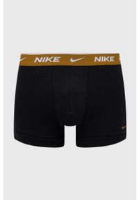 Nike bokserki 3-pack męskie kolor żółty. Kolor: żółty. Materiał: tkanina, skóra, włókno #2