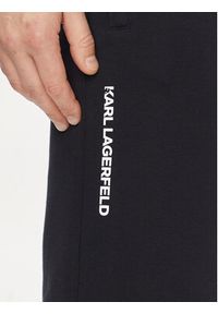 Karl Lagerfeld - KARL LAGERFELD Szorty sportowe 705032 542900 Granatowy Regular Fit. Kolor: niebieski. Materiał: bawełna. Styl: sportowy