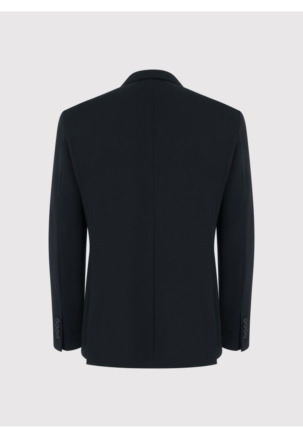 Pako Lorente - PAKO LORENTE – Casualowa marynarka męska w kolorze czarnym. Okazja: na co dzień. Kolor: czarny. Materiał: nylon, wiskoza, dzianina, elastan. Styl: casual