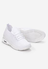Renee - Białe Buty Sportowe Philone. Zapięcie: bez zapięcia. Kolor: biały. Materiał: materiał. Szerokość cholewki: normalna. Wzór: aplikacja #5