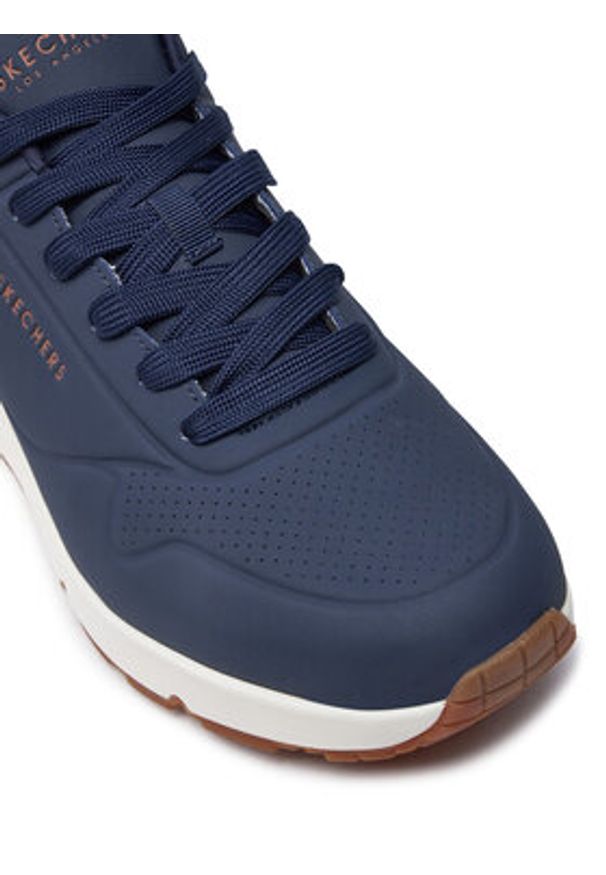 skechers - Skechers Sneakersy Uno - Suited On Air 183004 Granatowy. Kolor: niebieski. Materiał: skóra