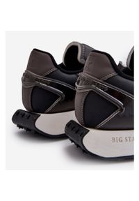 Big-Star - Buty Sportowe Sneakersy Męskie Memory Foam System Big Star NN174347 Czarne. Kolor: czarny. Materiał: materiał, skóra. Szerokość cholewki: normalna #11