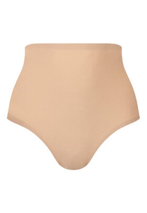 Chantelle Figi klasyczne z wysokim stanem Soft Stretch Plus Size C11370 Beżowy. Stan: podwyższony. Kolekcja: plus size. Kolor: beżowy. Materiał: syntetyk
