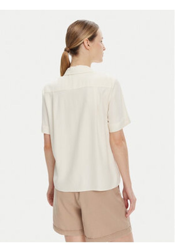 TOMMY HILFIGER - Tommy Hilfiger Koszula WW0WW44683 Beżowy Relaxed Fit. Kolor: beżowy. Materiał: wiskoza