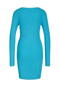 JJXX Sukienka dzianinowa 12243111 Niebieski Tight Fit. Kolor: niebieski. Materiał: wiskoza #4