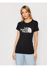 The North Face T-Shirt Easy NF0A4T1Q Czarny Regular Fit. Kolor: czarny. Materiał: bawełna #1