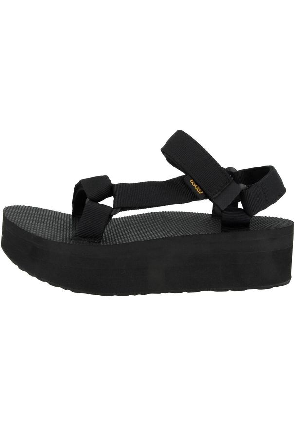 Sandały Teva Model W Flatform Univers Kolor Czarny. Kolor: czarny. Materiał: materiał, syntetyk