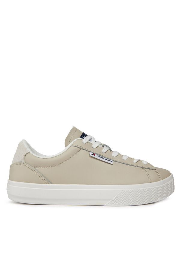 Sneakersy Tommy Jeans. Kolor: beżowy