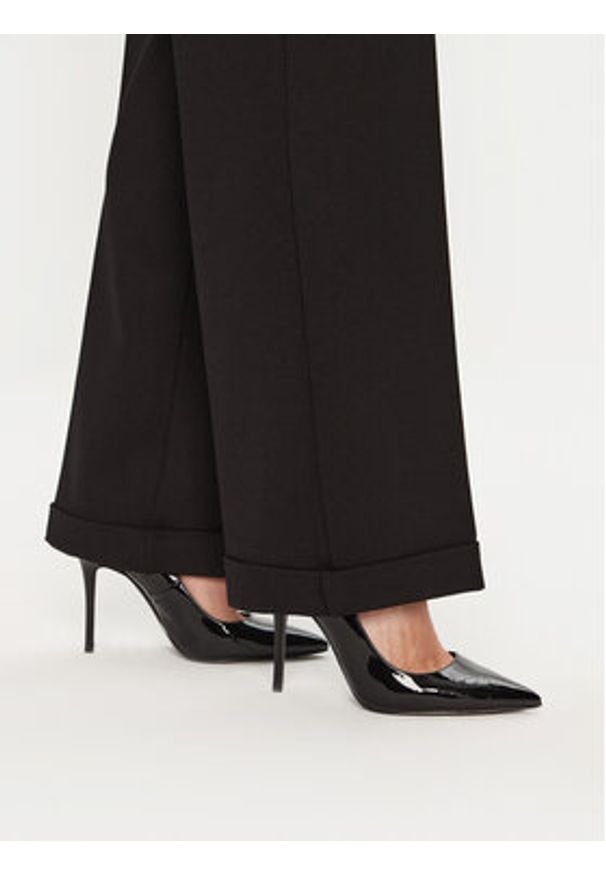 ViCOLO Spodnie materiałowe TS0116 Czarny Regular Fit. Kolor: czarny. Materiał: wiskoza, syntetyk