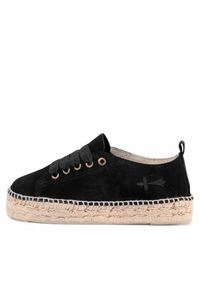 Manebi Espadryle Sneakers D K 1.0 E0 Czarny. Kolor: czarny. Materiał: skóra, zamsz #9