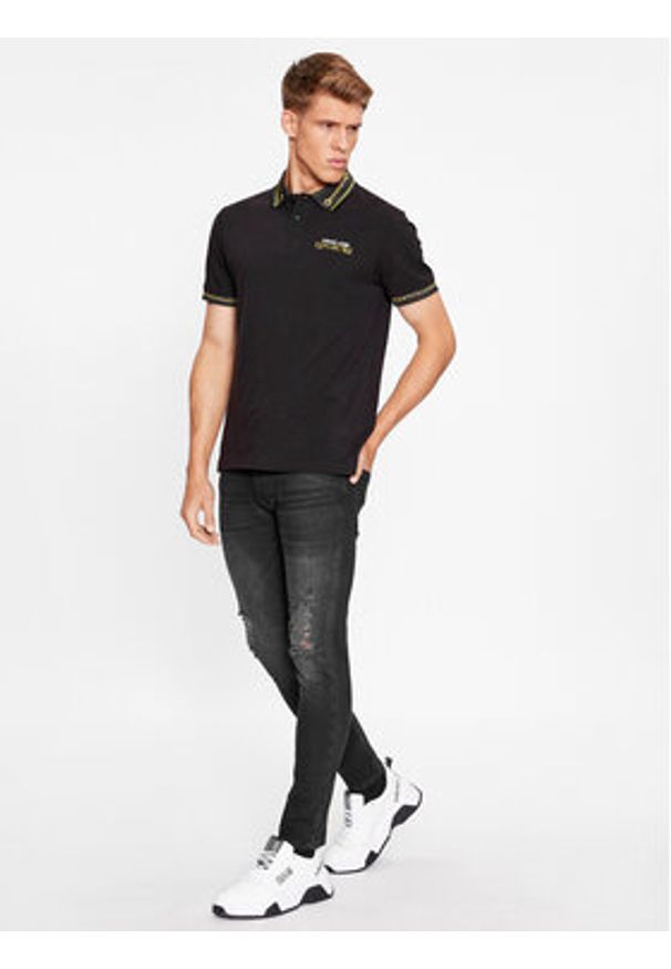 Versace Jeans Couture Jeansy 75GAB5D0 Czarny Skinny Fit. Kolor: czarny