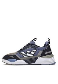 EA7 Emporio Armani Sneakersy X8X070 XK165 S917 Granatowy. Kolor: niebieski. Materiał: materiał #5