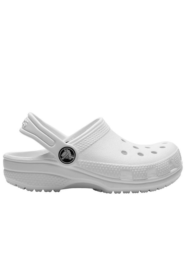 Klapki Crocs Classic Clog 206991-100 - białe. Kolor: biały. Sezon: lato. Styl: młodzieżowy