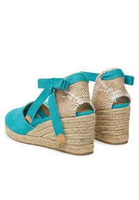 Castañer Espadryle Carina/6/002 021644 Turkusowy. Kolor: turkusowy. Materiał: materiał #4