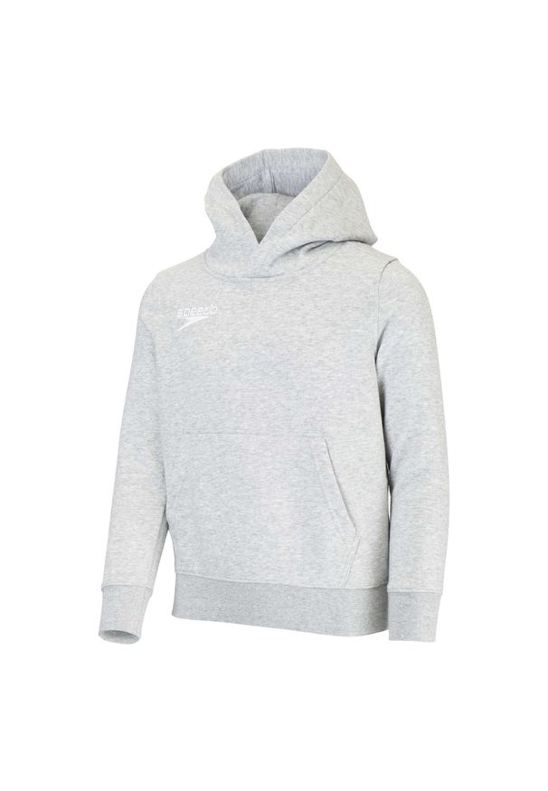 Bluza sportowa z kapturem dla dzieci Speedo Club Hoody. Typ kołnierza: kaptur. Kolor: szary