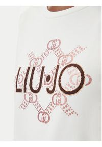 Liu Jo Sport Bluza TF4212 FS576 Biały Regular Fit. Kolor: biały. Materiał: wiskoza. Styl: sportowy