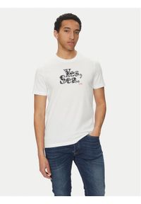 Liu Jo T-Shirt QA5190 J4924 Biały Regular Fit. Kolor: biały. Materiał: bawełna