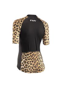 Koszulka rowerowa damska NORTHWAVE WILD WMN Jersey czarna. Kolor: czarny. Materiał: jersey. Sport: kolarstwo