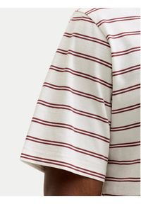 Jack & Jones T-Shirt Norrebro Stripe 12291021 Écru Regular Fit. Kolor: kremowy. Materiał: bawełna #4