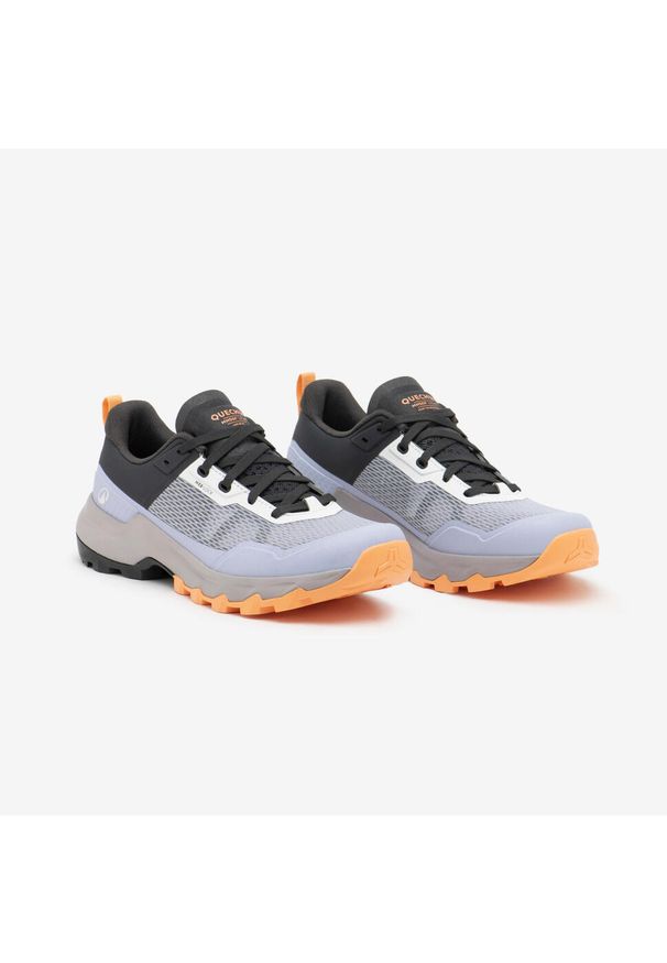 quechua - Buty turystyczne damskie MH500 Light. Kolor: fioletowy, wielokolorowy, pomarańczowy. Materiał: materiał, kauczuk. Styl: sportowy