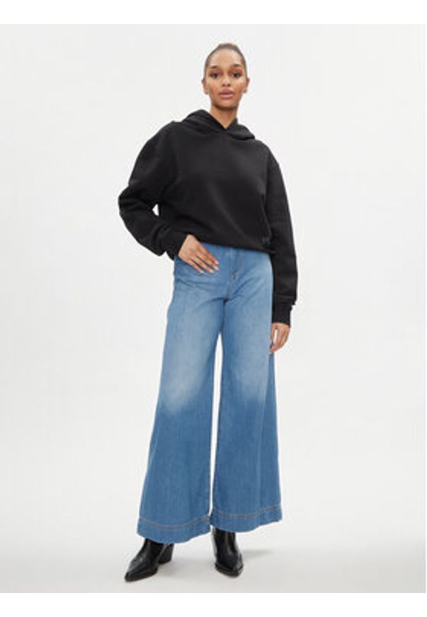 Replay Bluza W3711H.000.23614P Czarny Relaxed Fit. Kolor: czarny. Materiał: bawełna