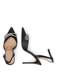 DeeZee Szpilki F92831-8 Czarny. Kolor: czarny. Materiał: materiał. Obcas: na szpilce