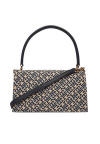 TOMMY HILFIGER - Tommy Hilfiger Torebka Th Her Med Crossover Jacqu AW0AW18638 Granatowy. Kolor: niebieski. Materiał: skórzane #4