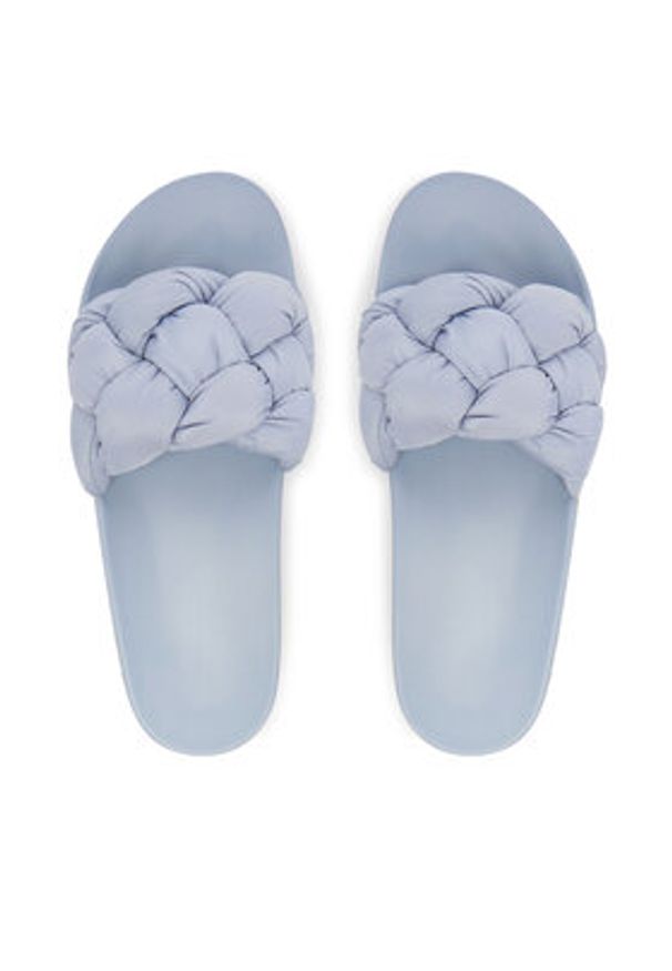 Tommy Jeans Klapki Tjw Braided Slides EN0EN02975 Błękitny. Kolor: niebieski. Materiał: materiał